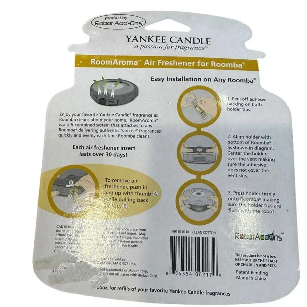 Yankee Candle ScentPlug Clean Cotton Starter Kit 5 Refills Air Freshener NEW